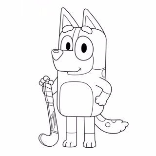 Bluey coloring page 16