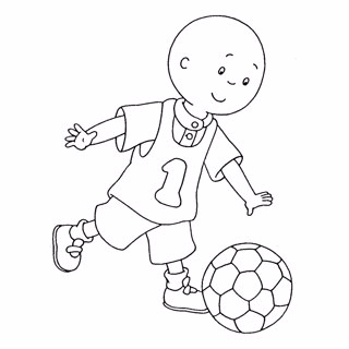Caillou coloring page 11
