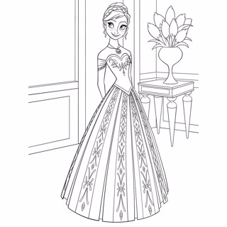 Frozen coloring page 14