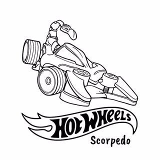Hot Wheels coloring page 11