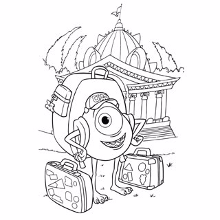 Monster Inc coloring page 11