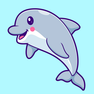 Dolphins coloring pages