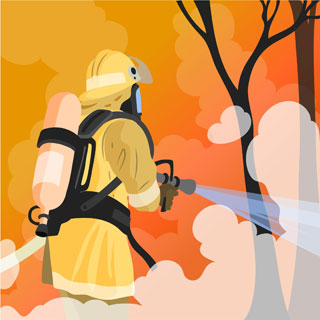Firefighter coloring pages