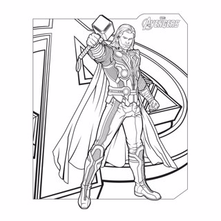 Avengers coloring page 10