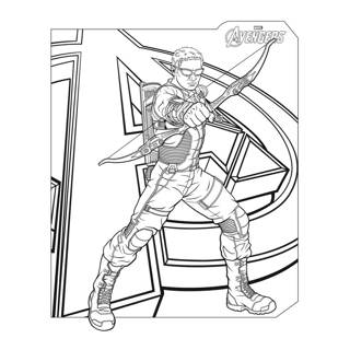 Avengers coloring page 14