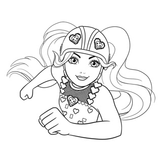 Barbie coloring page 14