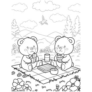 Picnic Pals: A Day in the Bear Woods
