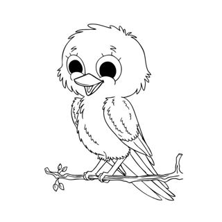 Chirpy Delights: Adventures of the Little Bird