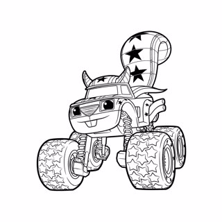 Blaze and the Monster Machines coloring page 12
