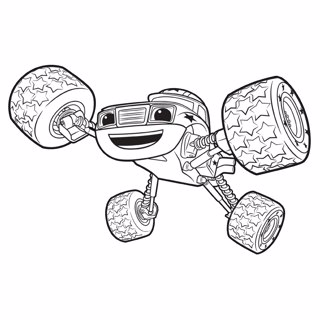 Blaze and the Monster Machines coloring page 14