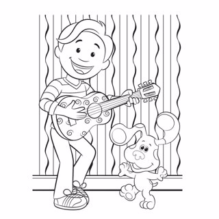 Blue's clues coloring page 14
