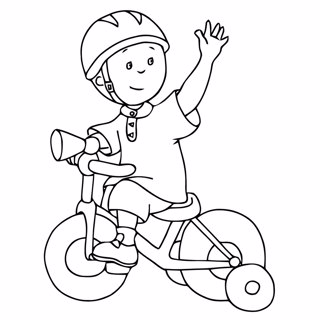 Caillou coloring page 8