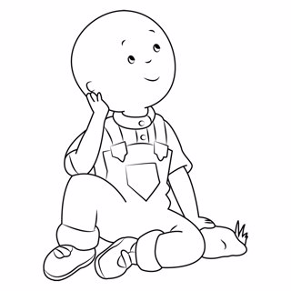 Caillou coloring page 10