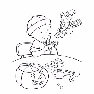 Caillou coloring page 12