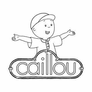 Caillou coloring page 14