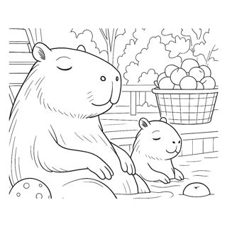 Serenity by the River: Capybara Moments