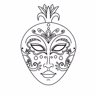 Carnival coloring page 2
