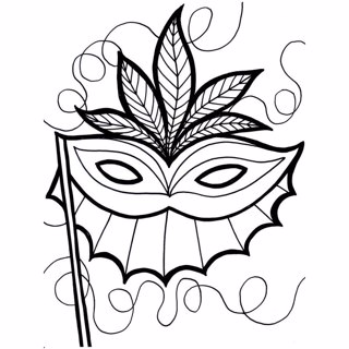Carnival coloring page 4