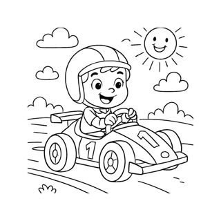 Joyful Racing Adventure Under the Smiling Sun