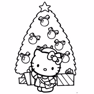Christmas coloring page 2