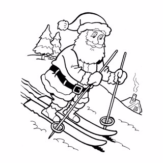 Christmas coloring page 5