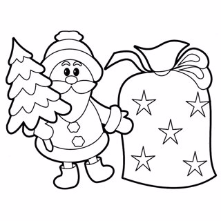 Christmas coloring page 7
