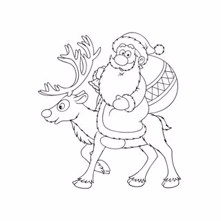 Christmas coloring page 8