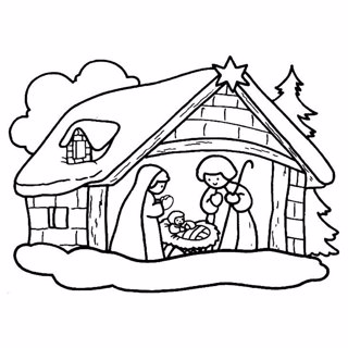 Christmas coloring page 9