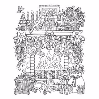 Christmas coloring page 18