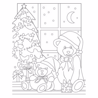 Christmas coloring page 23