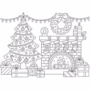 Christmas coloring page 30