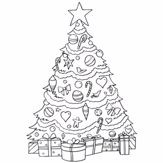 Christmas coloring page 32