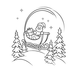 Santa's Magical Sleigh Ride Through a Winter Wonderland