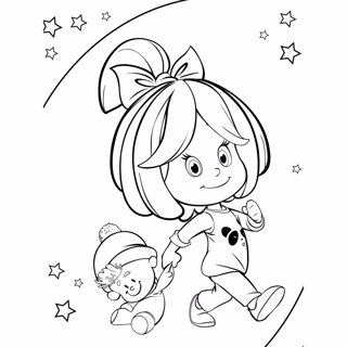 Cleo and cuquin coloring page 2