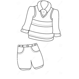 Stylish Youngster Ensemble: Shirt and Shorts Combo