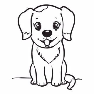 Happy Puppy Adventures: Coloring Fun for Kids