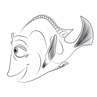 Finding Dory coloring page 6
