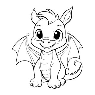 Whimsical Baby Dragon Design