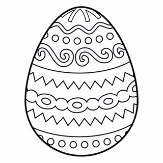 Easter coloring page 1