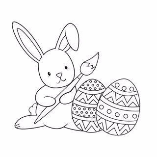 Easter coloring page 2