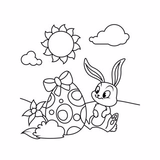 Easter coloring page 11