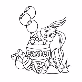 Easter coloring page 14