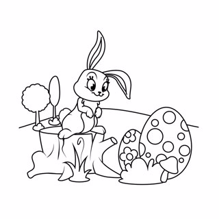 Easter coloring page 16