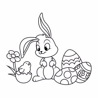 Easter coloring page 20