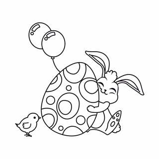 Easter coloring page 21