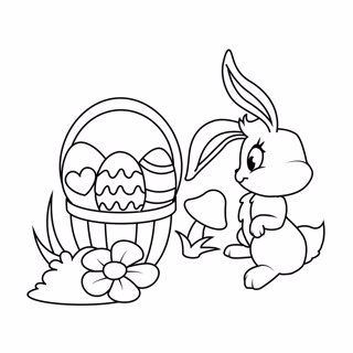 Easter coloring page 22