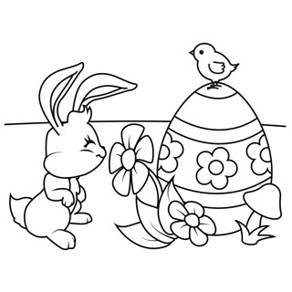 Easter coloring page 23