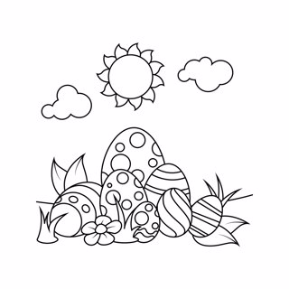 Easter coloring page 24