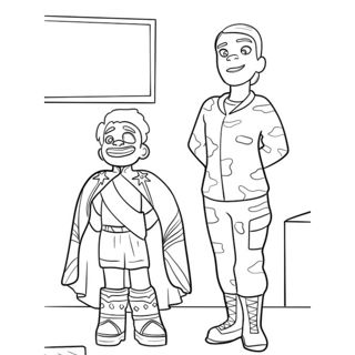 Elio Meets the Hero: A Moment of Inspiration