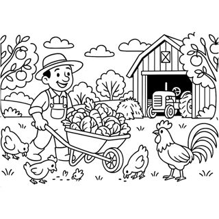 Harvest Bliss: A Day on the Farm